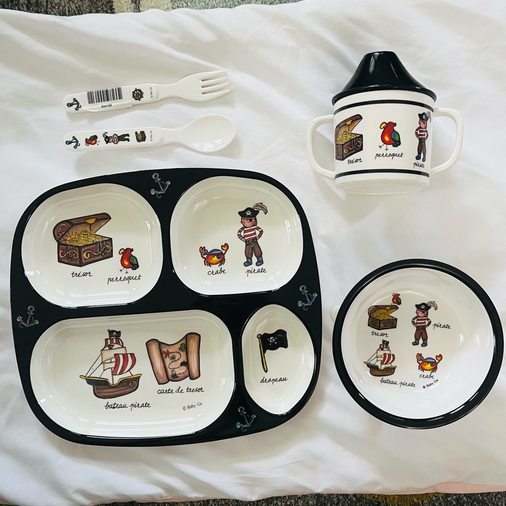 Baby Cie French Pirate Dinnerware Set